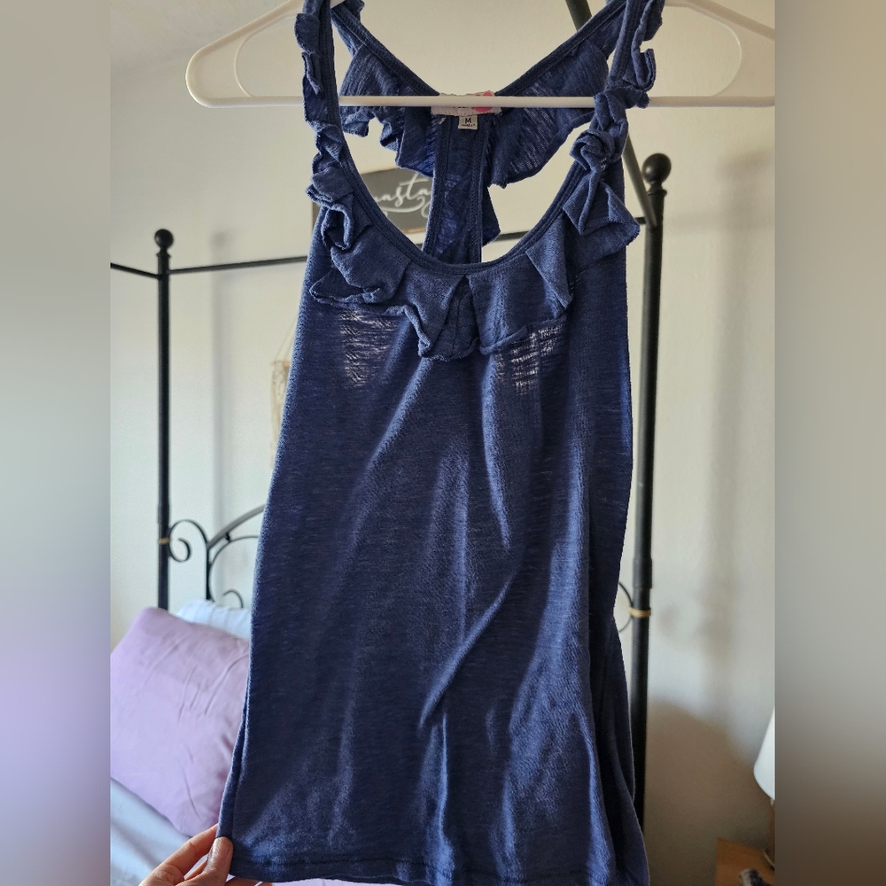 Bodycentral cute ruffled tank top size small